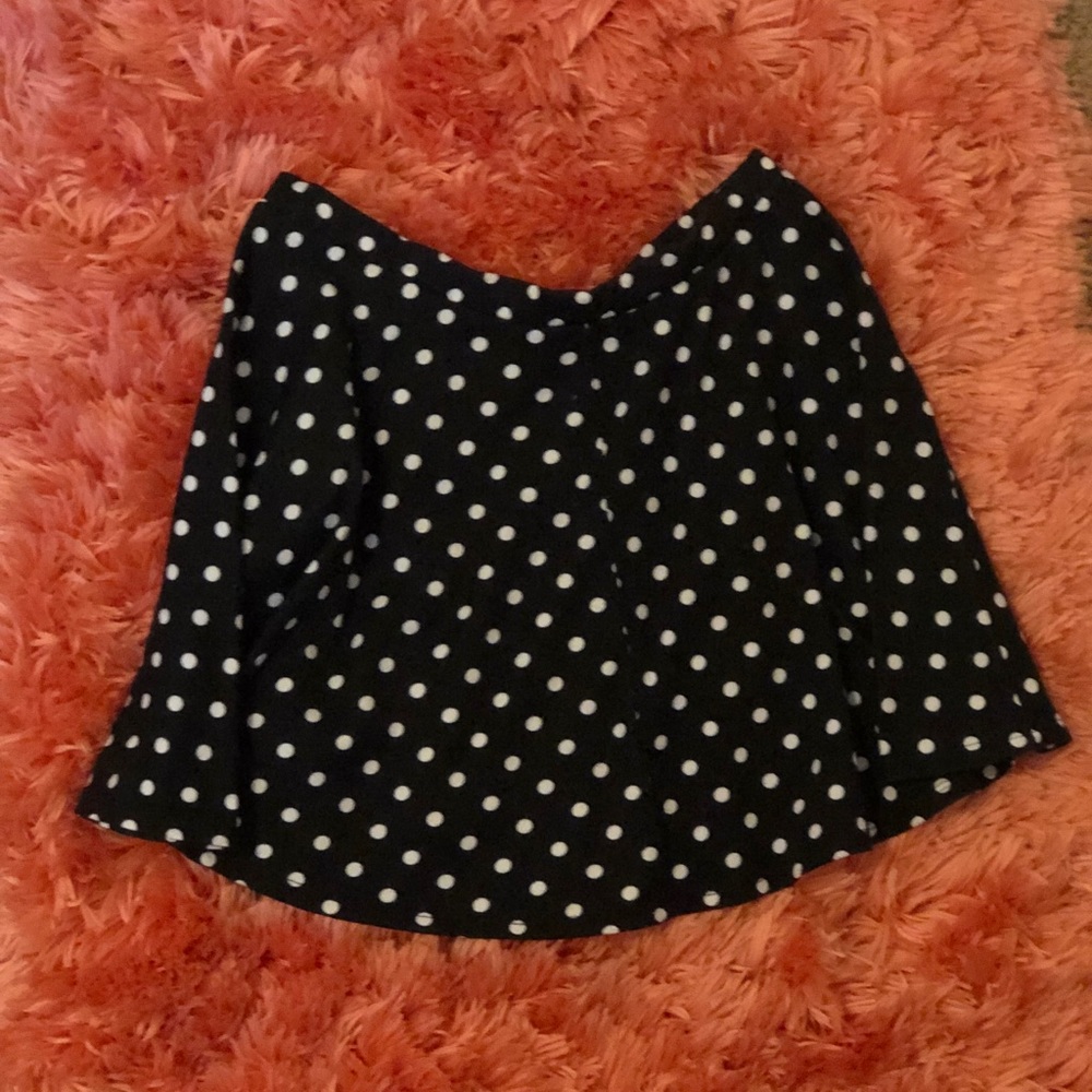 Polka dot skater skirt